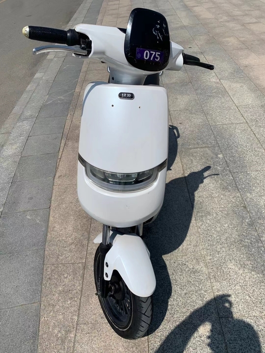 绿源小s.电动车 五个电池刚换没多久 满电...