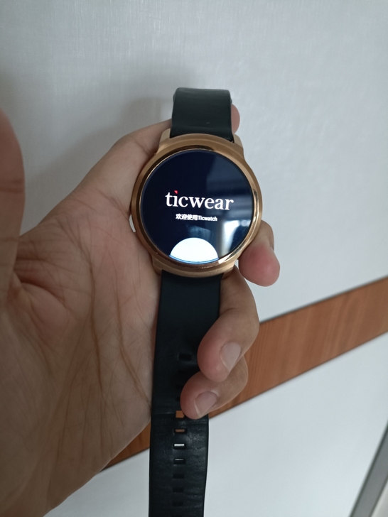Ticwatch 智能手表原装皮表带土豪金