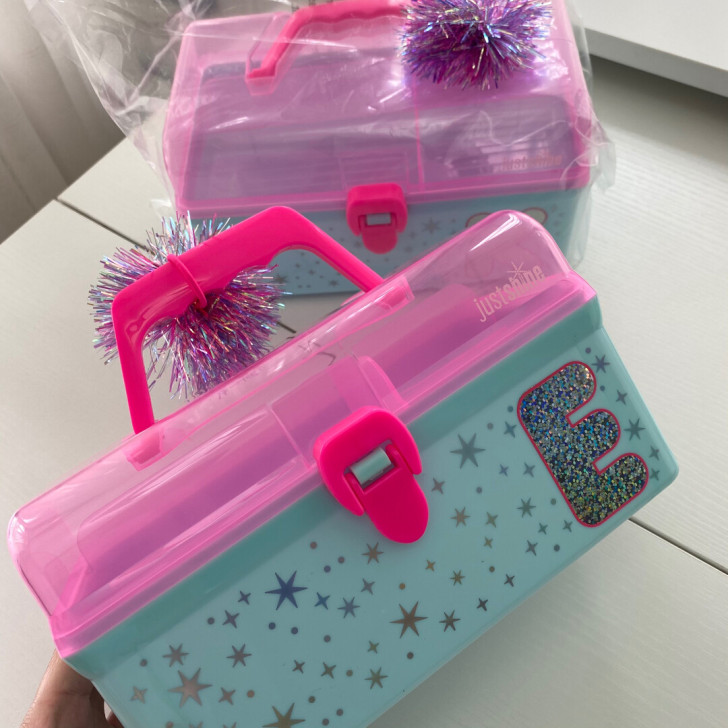 美国惊喜娃娃儿童玩具收纳箱画画工具箱国画美...