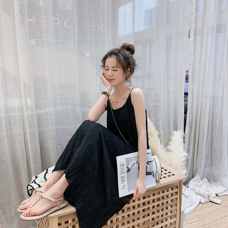 【福利款】很仙的法国小众连衣裙女吊带小清新...