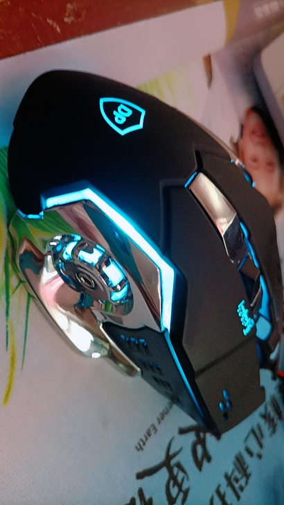 电脑鼠标有线游戏鼠标宏吃鸡鼠标USB静音发...