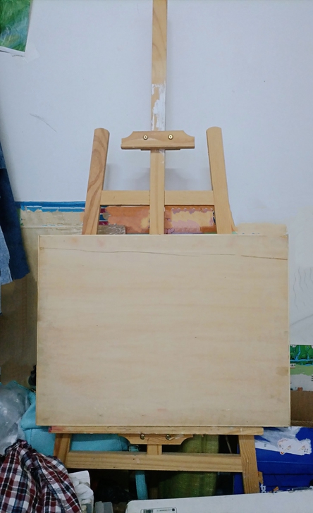 闲置画板画架有轻微使用痕迹