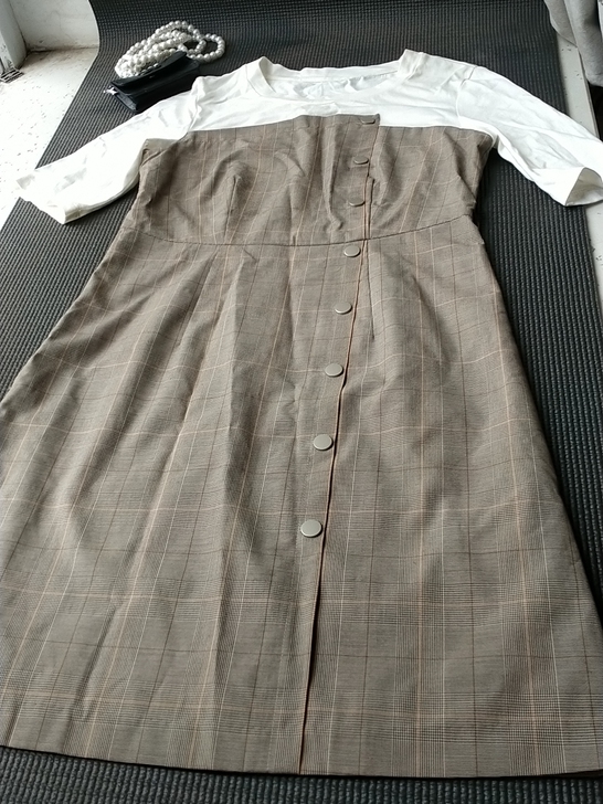 全棉连衣裙 适合100斤以下的女孩儿 ，白...