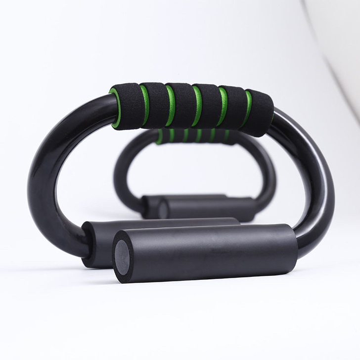 S型俯卧撑支架 H钢制支架男士锻炼胸肌腹肌...