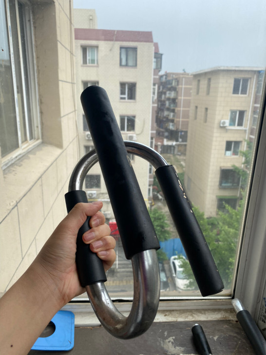 自用俯卧撑支架 不锈钢的 质量杠杠的