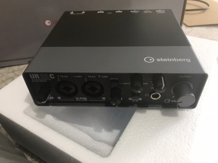 雅马哈声卡UR22Cpack,还有铁三角的...