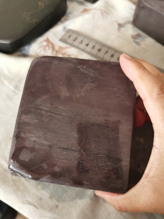 端砚 老坑满青花小料 11/10.5/...