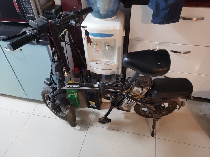 哈啰泰麟折叠电动自行车轻便电动车，48V，...