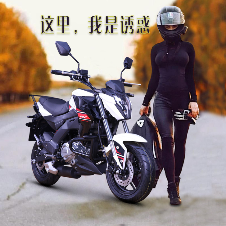 机车摩托车迷你200CC宝雕牌电喷狒狒小摩...
