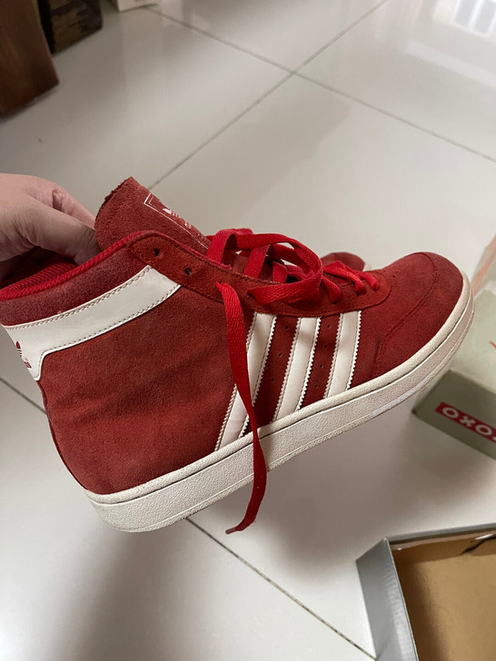 Adidas 阿迪达斯 三叶草 翻毛皮 高...