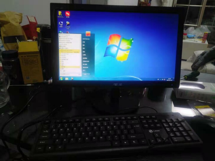 品牌电脑联想高配主机台式机组装机i5i7办...