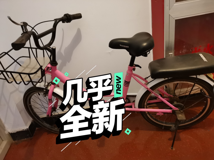 22寸凤凰自行车，买来一年，只是买菜骑过几...