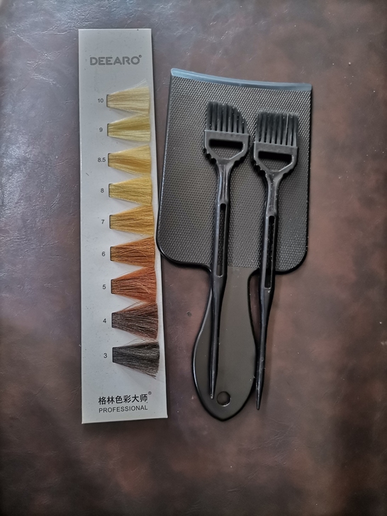 巴黎画染中号画板一个线条染刷二个色卡一个，...