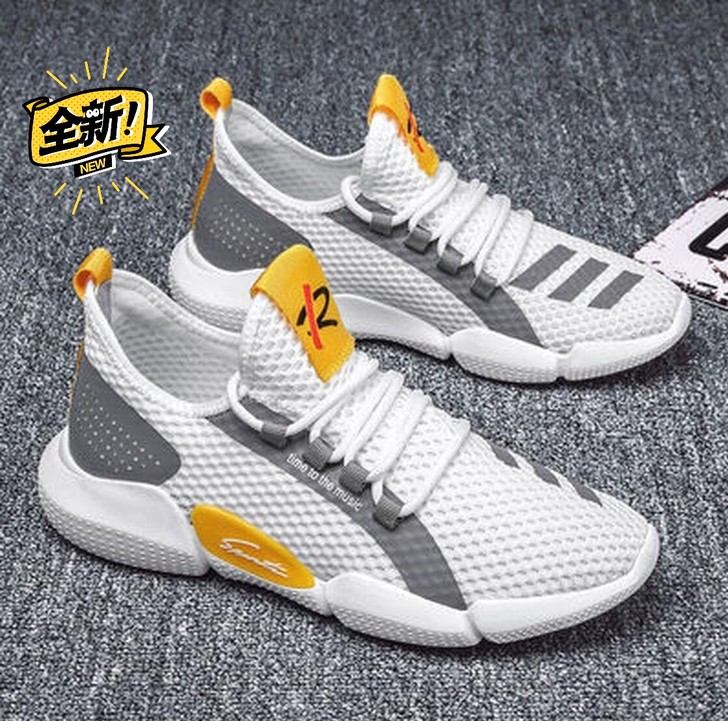 2021男鞋新款休闲运动鞋韩版潮流百搭跑步...