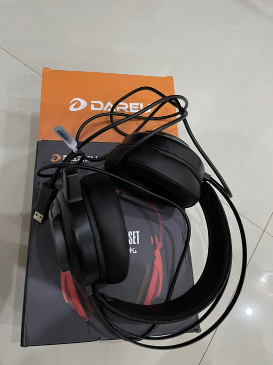 达尔优EH702耳机头戴式游戏吃鸡耳机电竞...