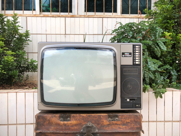 老电视机 古董电视机 日立电视机 HITA...