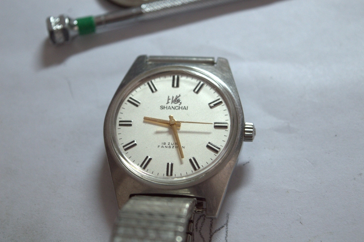 上海牌7120机械表,到手可以直接带,19...