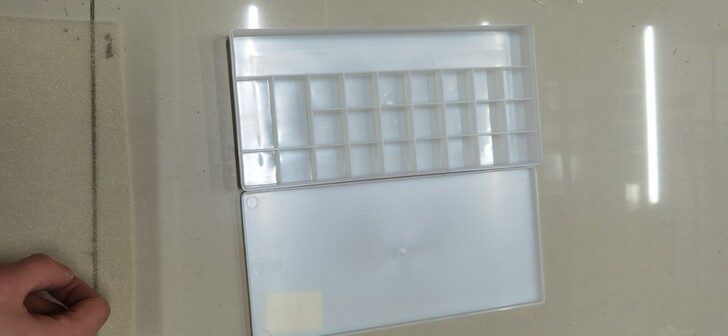 10个多款水粉颜料盒便携软盖水彩调色盒25...