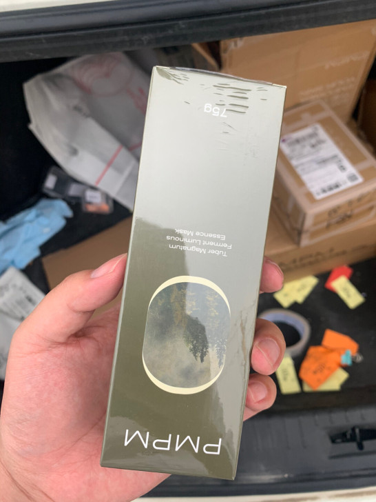 全新未拆PMPM白松露涂抹式发光面膜