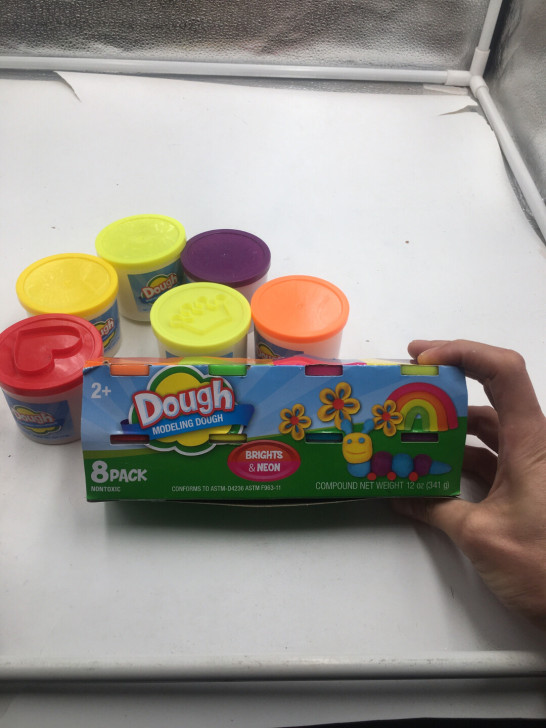 儿童玩具孩子多彩泥多彩派对包1套5个装粘土...