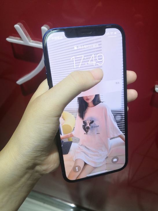 自用苹果手机  iPhone 12蓝色 1...