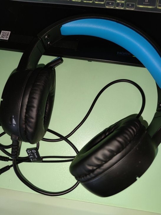 HP/惠普游戏耳机头戴式电脑有线耳麦吃鸡电...