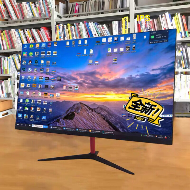 优惠处理一批工厂曲面无边框电脑显示器19寸...