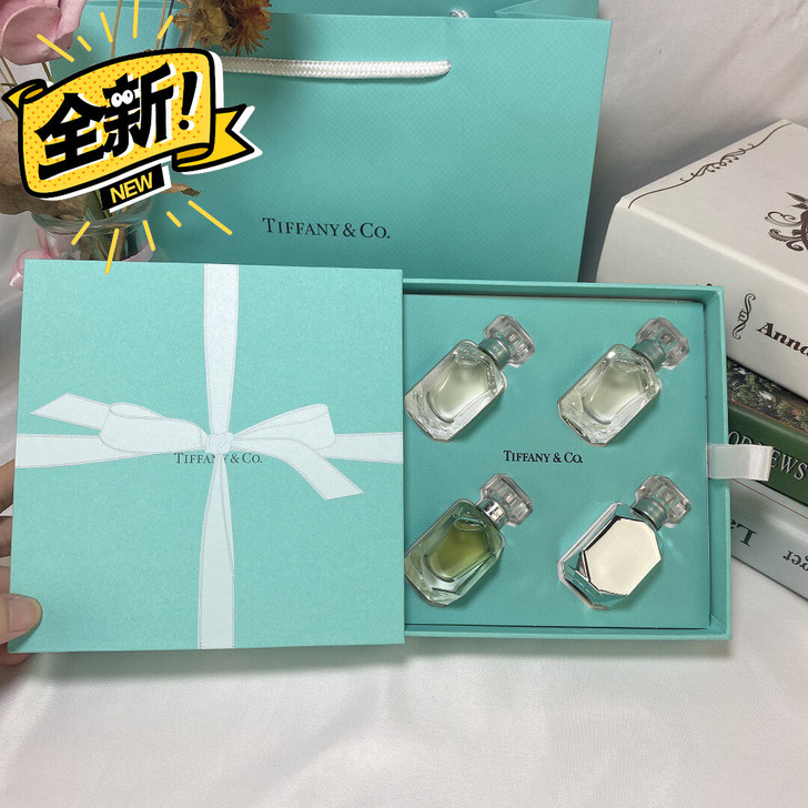 Tiffany蒂芙尼蒂芬妮Q版钻石香水四件...