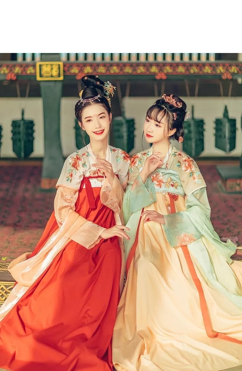 汉尚华莲时锦改良汉服女正品原创齐胸衫裙日常...