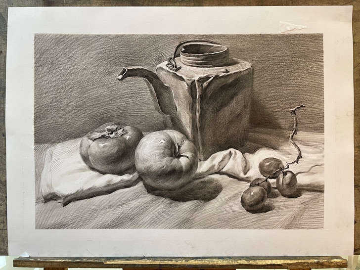 （现货)素描静物组合写生范画联考素描几何体...