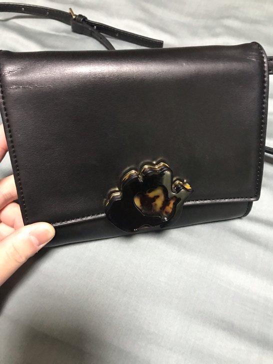 lily女士豹纹斜挎包单肩包小方包，闲置不...