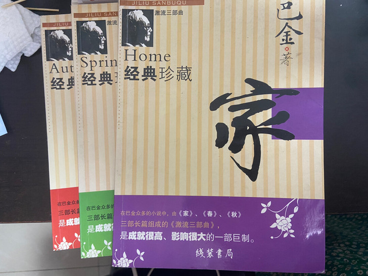 家春秋全三册  拆了包装没看过 算全新