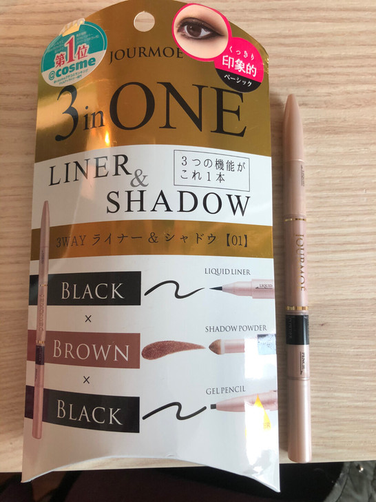 jourmoe 眉笔眼影眼线 日版 三合一...