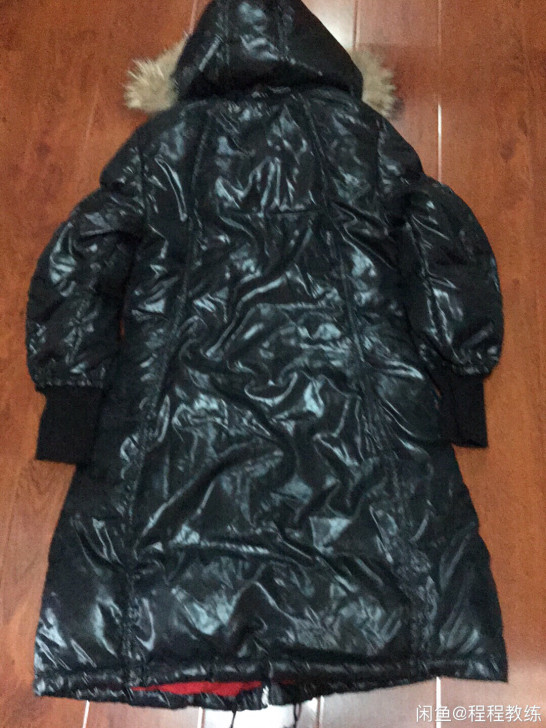 貉子毛领160女式长款羽绒服