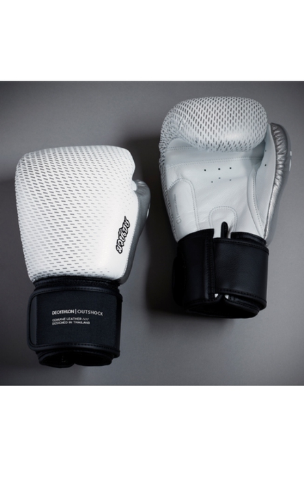 全新迪卡侬拳击手套成人散打拳套男女训练泰拳...