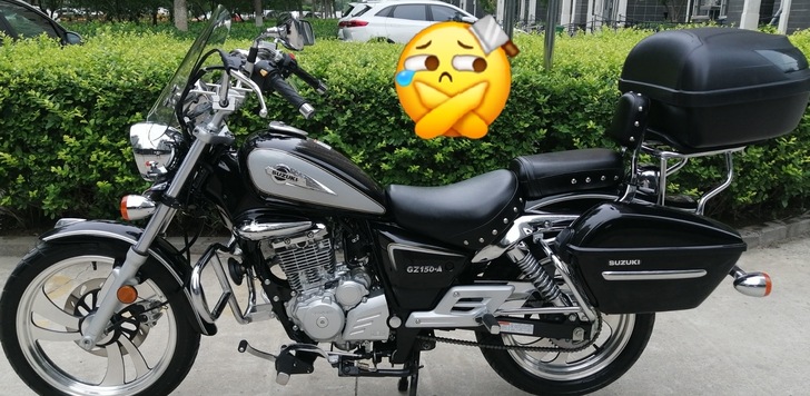 19年铃木gz150-a美式巡航太子摩托车