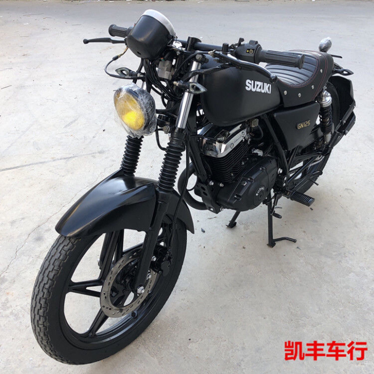 摩托车铃木太子125改装摩托车跨骑男装摩托...