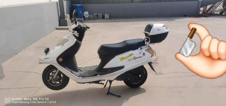 已售留念八成新，五千公里实表！125cc踏...