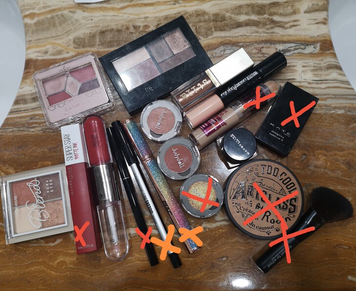 闲置彩妆 眼线 遮瑕 眼影 修容