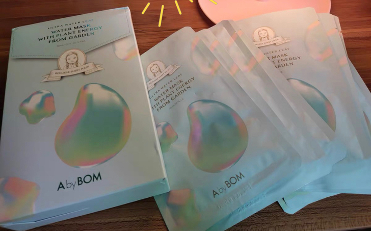 韩国艾柏梵Abybom面膜女补水保湿收缩毛...