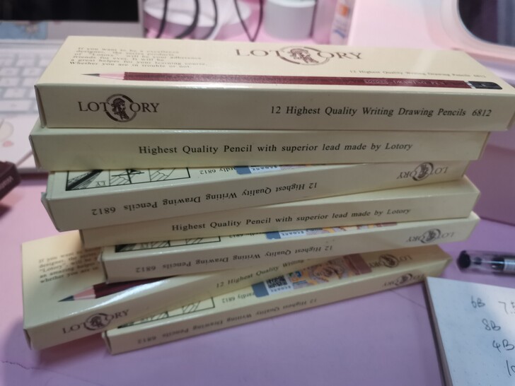 老人头铅笔，素描课结束用不到了