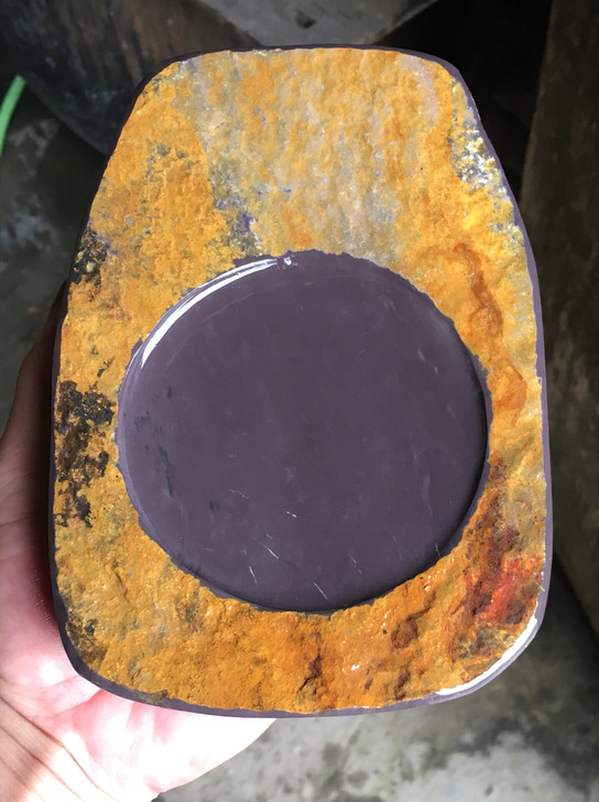 精品端砚老岩坑仔，尺寸16x11.3x3c...