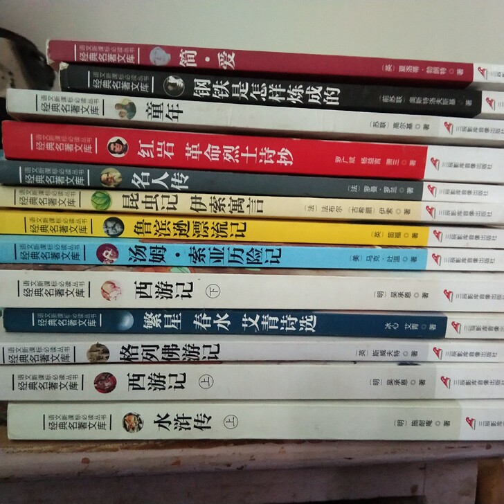 语文新课标必读丛书(必读经典名著) 有5本...