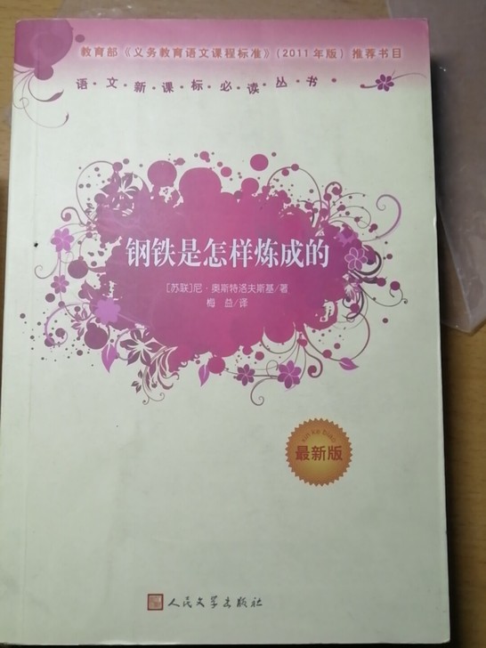 钢铁是怎样炼成的？最新版人民文学出版社。