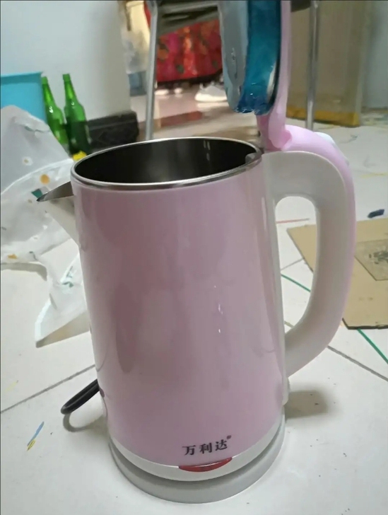 智能保温电热水壶大容量304不锈钢烧水壶快...