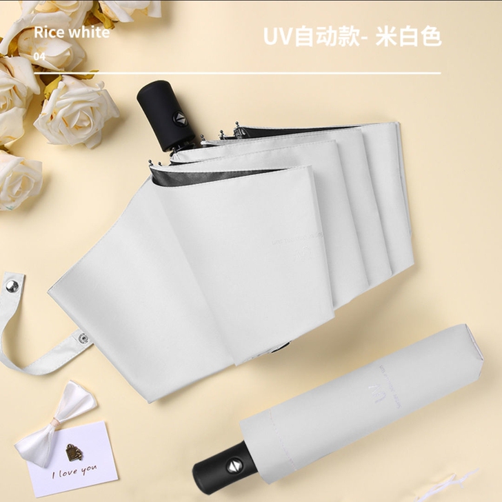 南极人折叠全自动雨伞女学生韩版晴雨两用防晒...