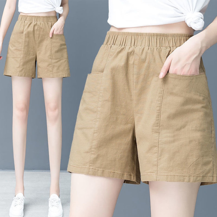 清仓！！！清仓短裤女夏高腰2021新款松紧...