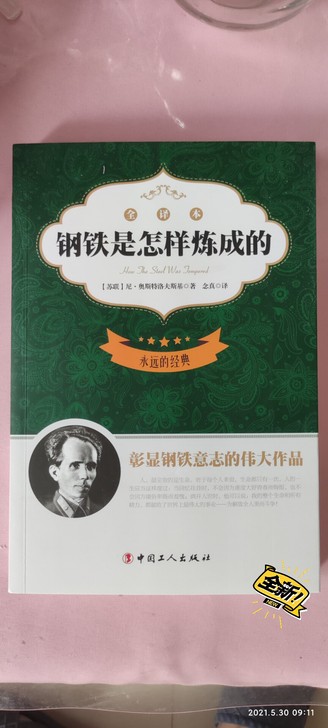 全新书籍，钢铁是怎样炼成的，印刷舒服，一本...
