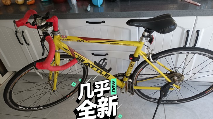 邦德富士达公路赛车，前后轮快拆。铝合金车架...