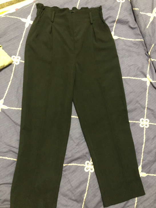 黑色西服薄款裤子 显瘦 120斤以里穿